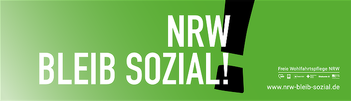 NRW Bleib Sozial Banner ohne Text Kopie